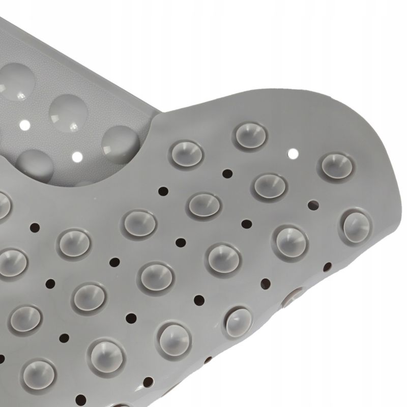 Bademåtte Antiskrid Grå 99x40 cm PVC