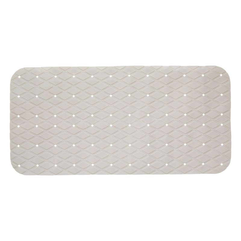 Bademåtte 70x35 cm Beige Antiskrid PVC 1 stk. | 3560233018847