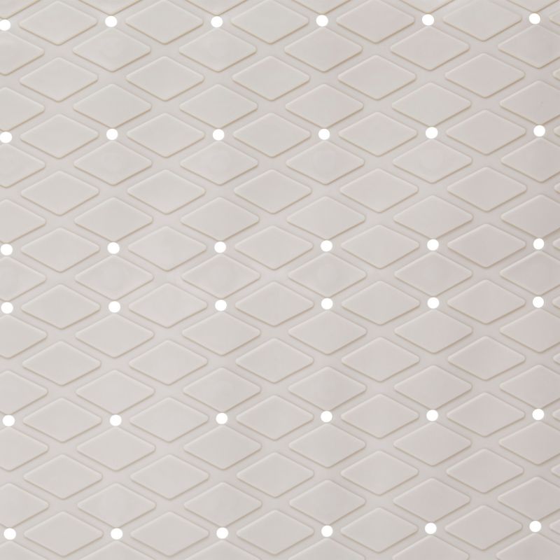 Bademåtte 70x35 cm Beige Antiskrid PVC 1 stk. | 3560233018847