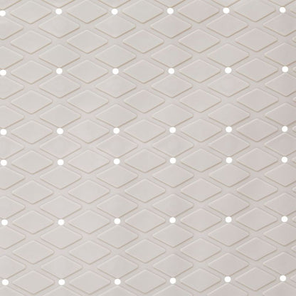 Bademåtte 70x35 cm Beige Antiskrid PVC 1 stk. | 3560233018847