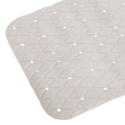Bademåtte 70x35 cm Beige Antiskrid PVC 1 stk. | 3560233018847