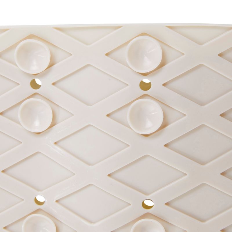 Bademåtte 70x35 cm Beige Antiskrid PVC 1 stk. | 3560233018847