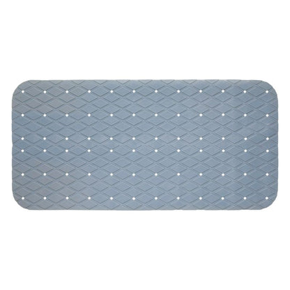 Bademåtte 70x35 cm Blå Skridsikker PVC 1 stk.