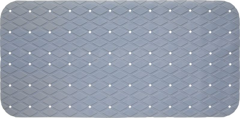 Bademåtte 70x35 cm Blå Skridsikker PVC 1 stk.