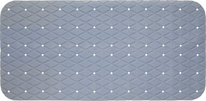 Bademåtte 70x35 cm Blå Skridsikker PVC 1 stk.