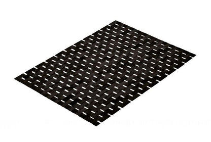 Bambus Bademåtte 70x50 cm Sort Skridsikker 1 stk.
