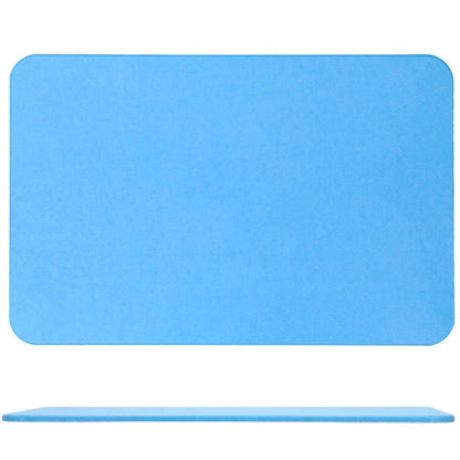 Diatomit badeværelsesmåtte Springos 60 x 40 x 0,9 cm skridsikker blå 1 stk.