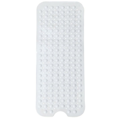 Bademåtte 99x40 cm Hvid Antiskrid PVC til Badekar 1 stk.
