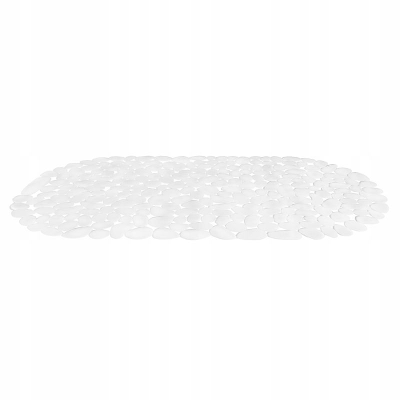 Bademåtte Hvid Skridsikker 66x34 cm PVC 5905923651337