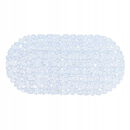 Bademåtte Transparent Antiskrid 66x34 cm PVC 1 stk.