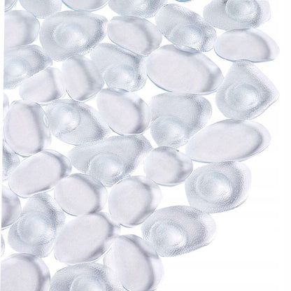 Bademåtte Transparent Antiskrid 66x34 cm PVC 1 stk.