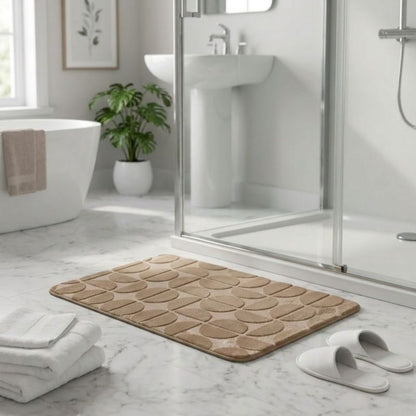 Bademåtte Roy 50x80 cm Cappuccino Memory Foam 1 stk.