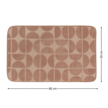Bademåtte Roy 50x80 cm Cappuccino Memory Foam 1 stk.