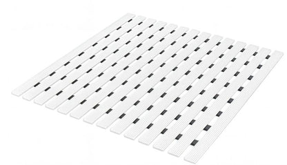 Antiskrid Bademåtte 43x60 cm Hvid PVC 9 mm 5907378742622