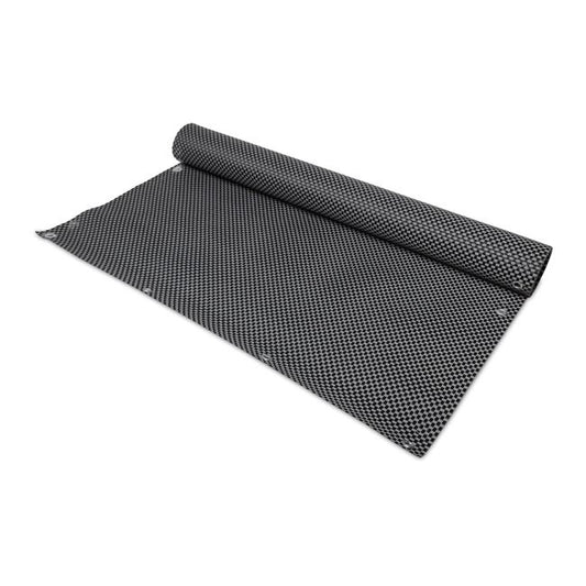 Antracit perforeret balkonmåtte 100 x 300 cm