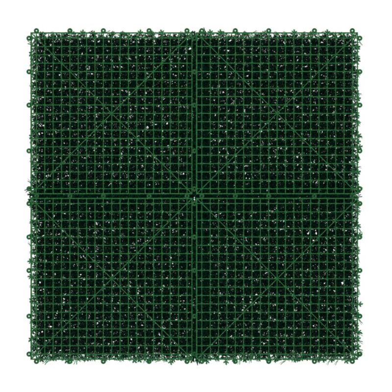 Klikstrom balkonmåtte med nåletræsplante, 100 x 100 cm