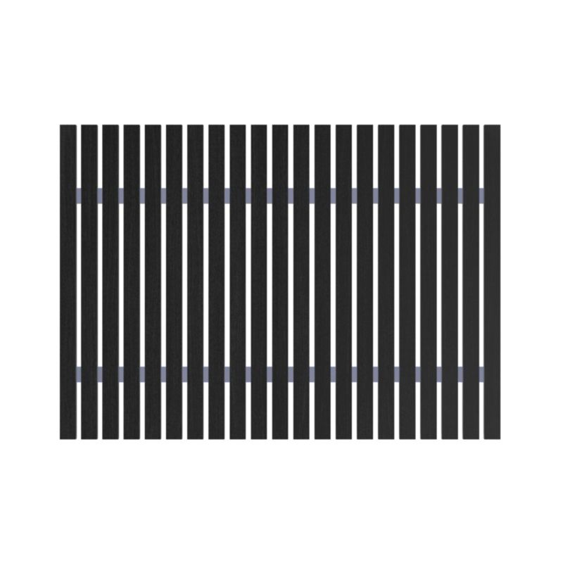 GoodHome Caledon bambusmåtte 50 x 70 cm sort