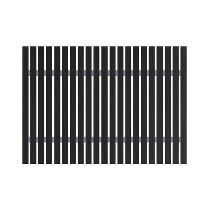 GoodHome Caledon bambusmåtte 50 x 70 cm sort