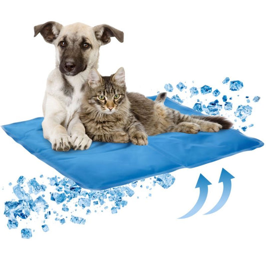Stor kølemåtte KADAX til hund og kat 65 x 50 cm blå, 1 stk.