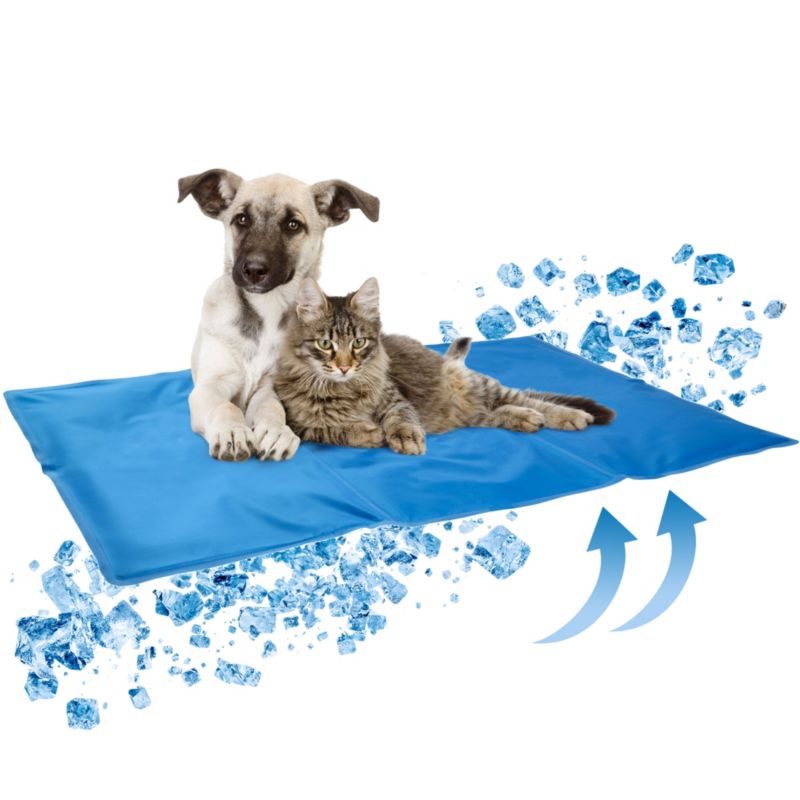 KADAX stor kølemåtte til hund og kat xl blå 1 stk.