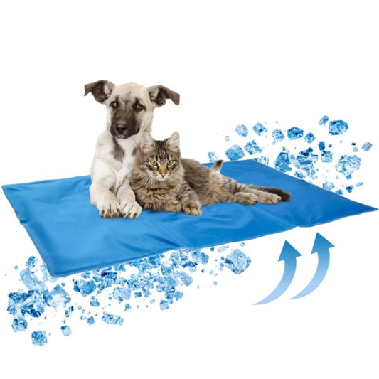 KADAX stor kølemåtte til hund og kat xl blå 1 stk.
