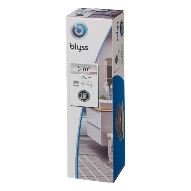 Blyss varmefolie til fliser 5 m²
