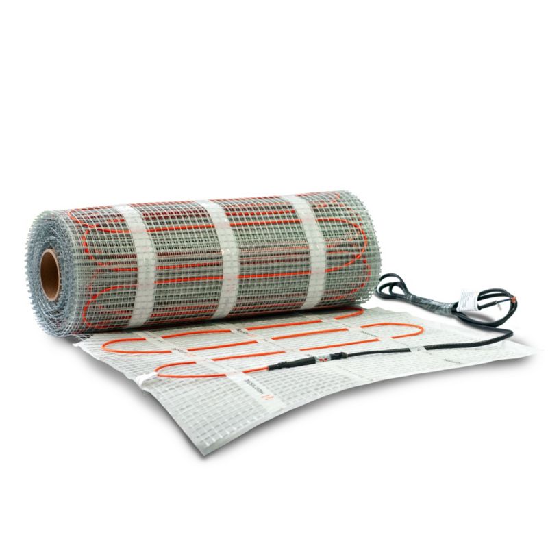 Varmemåtte 1,5 m² 225W 3x0,5 m med Termostat