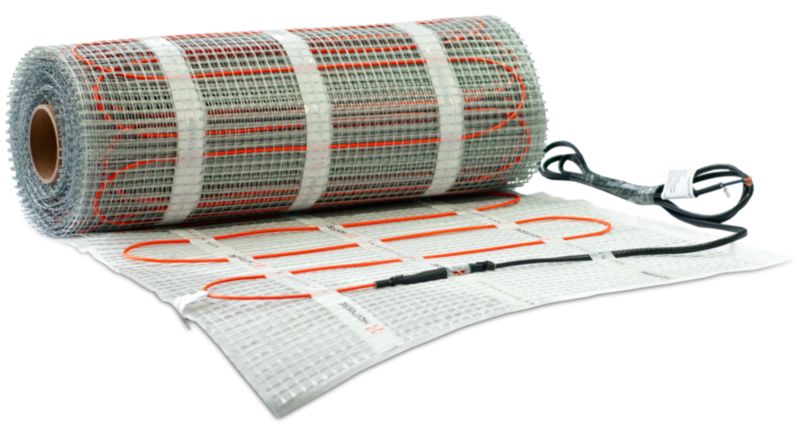 Varmemåtte 2,0 m² 300W 4x0,5 m til Klinker