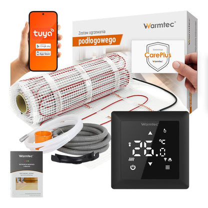 Varmemåtte 12 m² 170W/m² med Wi-Fi Termostat DS2-120/WRT31W-CZ