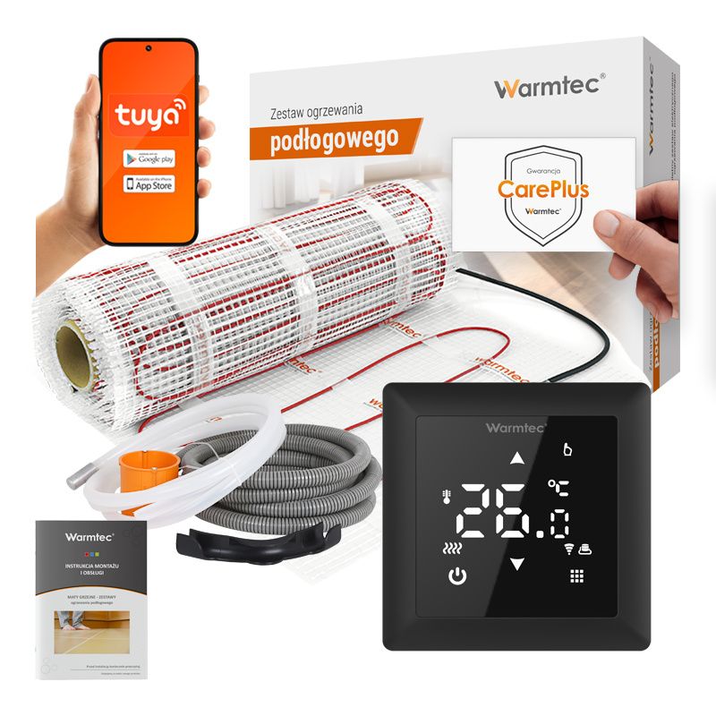 Varmemåtte Sæt 14 m² 170W/m² med Wi-Fi Termostat | DS2-140/WRT31W-CZ