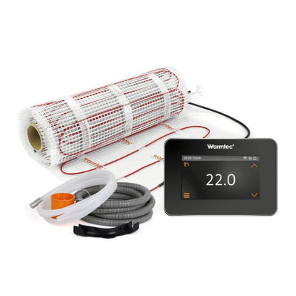 Varmemåtte DS2-200/XTS 20 m² 170W/m² Sort med WiFi Termostat