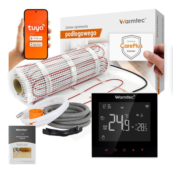 Varmemåtte 20 m² 170 W/m² WiFi Sæt DS2-200/SRT20
