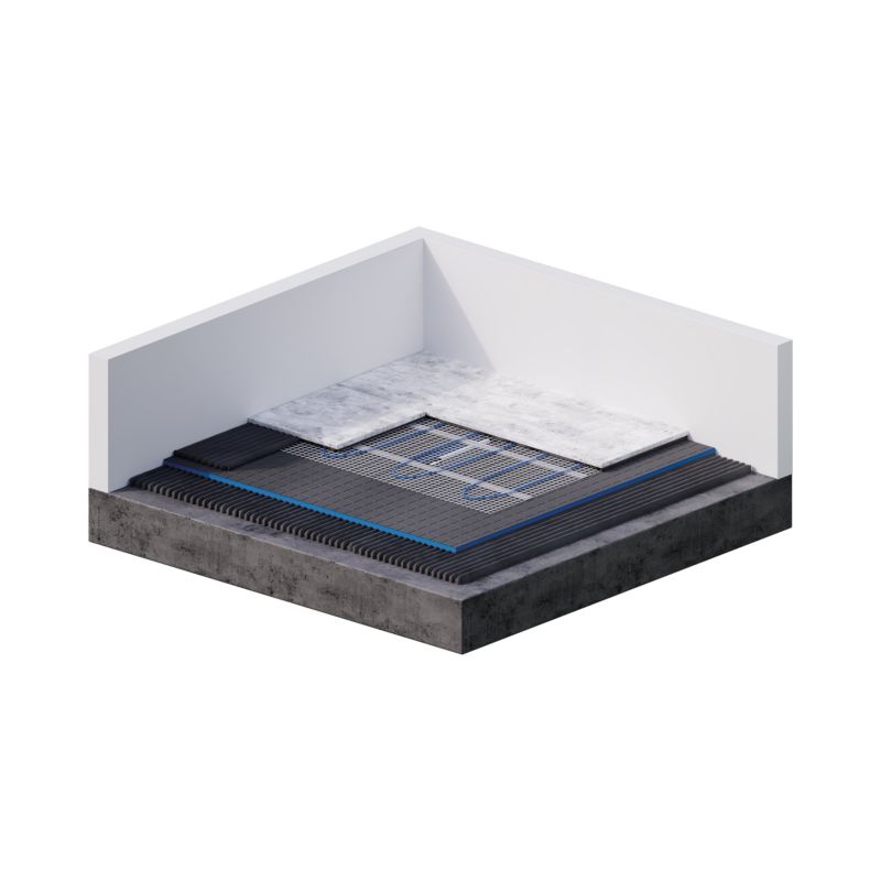 Varmemåtte under Fliser 150 W/m² 50 cm 10 m²