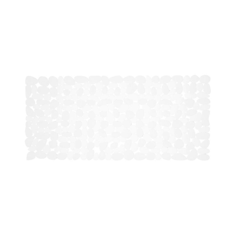 Bademåtte Koros til Badekar 40 x 70 cm Hvid Antiskrid