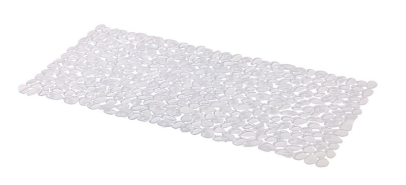 Bademåtte til badekar 40 x 70 cm Transparent Antiskrid PVC