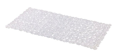 Bademåtte til badekar 40 x 70 cm Transparent Antiskrid PVC