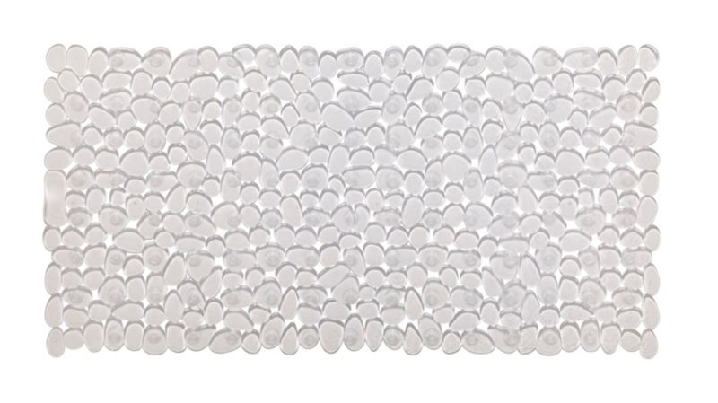 Bademåtte til badekar 40 x 70 cm Transparent Antiskrid PVC