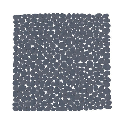 Bademåtte 55 x 55 cm Marineblå Antiskrid PVC