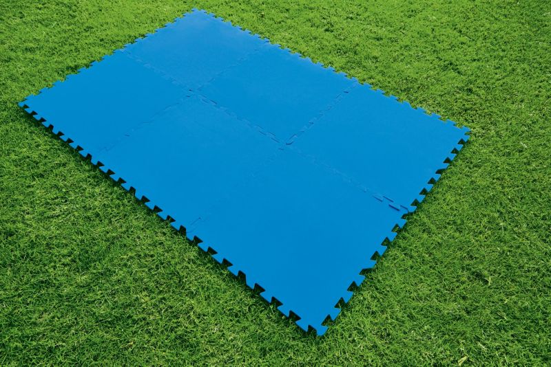 Bestway poolunderlag 50 x 50 cm, 9 stk.