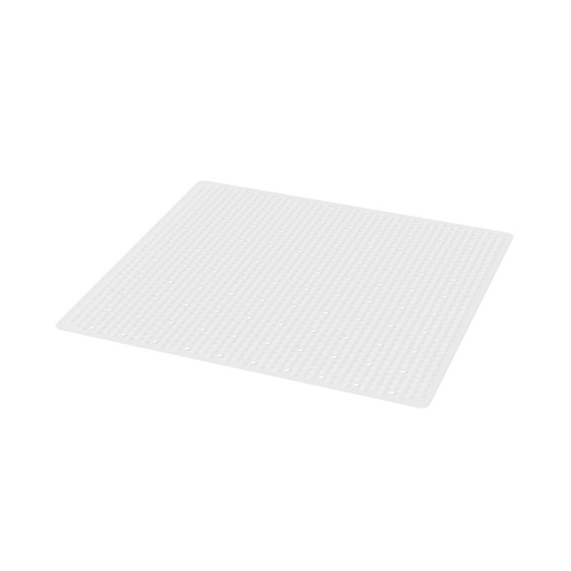 Bademåtte Rektangulær 52 x 54 cm Hvid Antiskrid