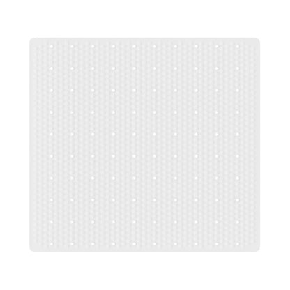 Bademåtte Rektangulær 52 x 54 cm Hvid Antiskrid
