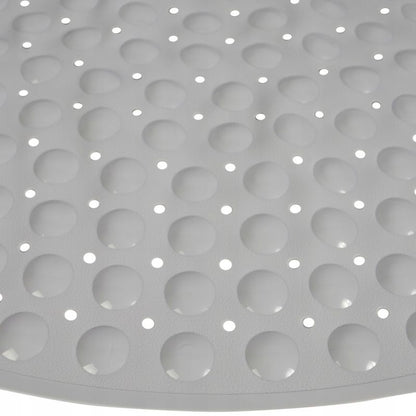 Hjørne Bademåtte Antiskrid Grå 54x54 cm PVC