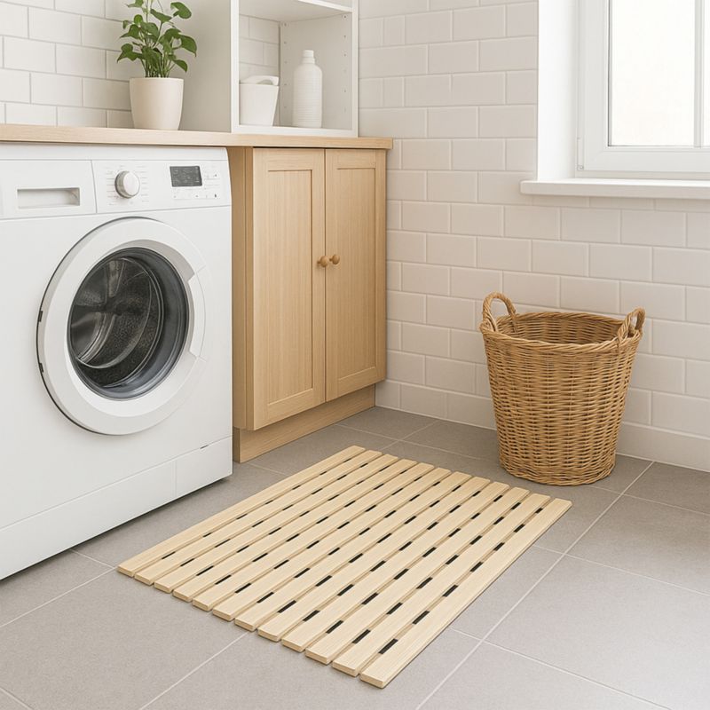 Bademåtte Antiskrid Beige 43x60 cm PVC
