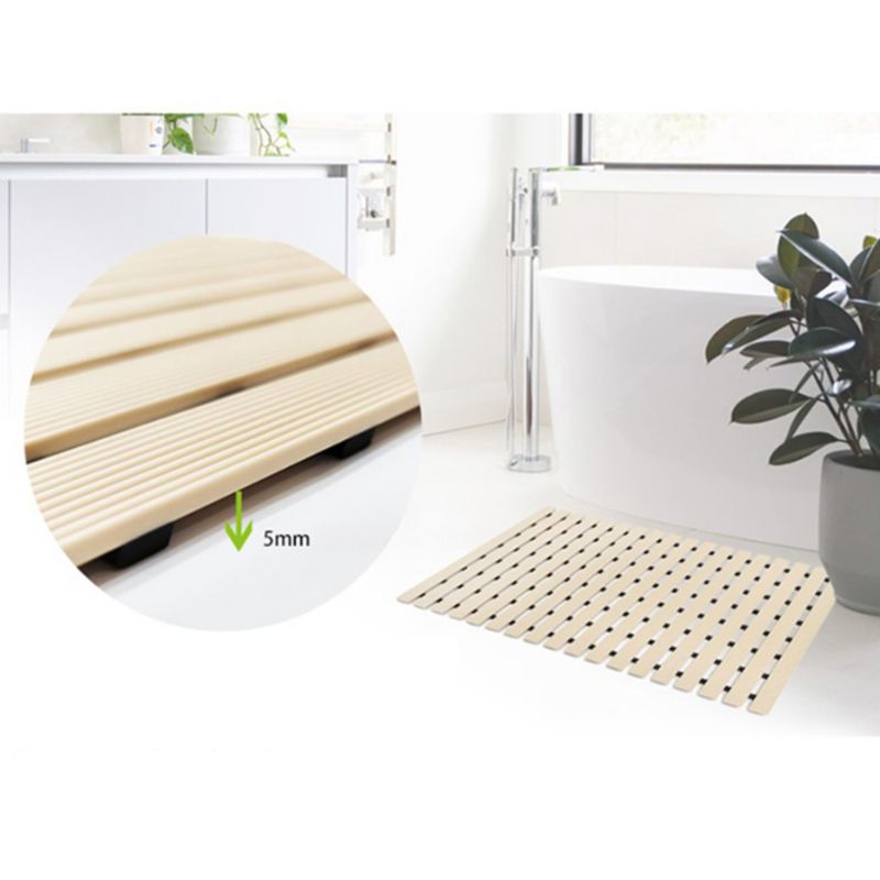 Bademåtte Antiskrid Beige 43x60 cm PVC