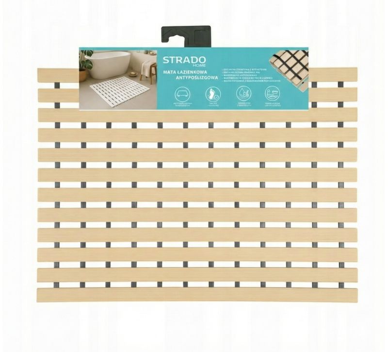 Antiskridmåtte 43x61 cm Kremfarvet PVC
