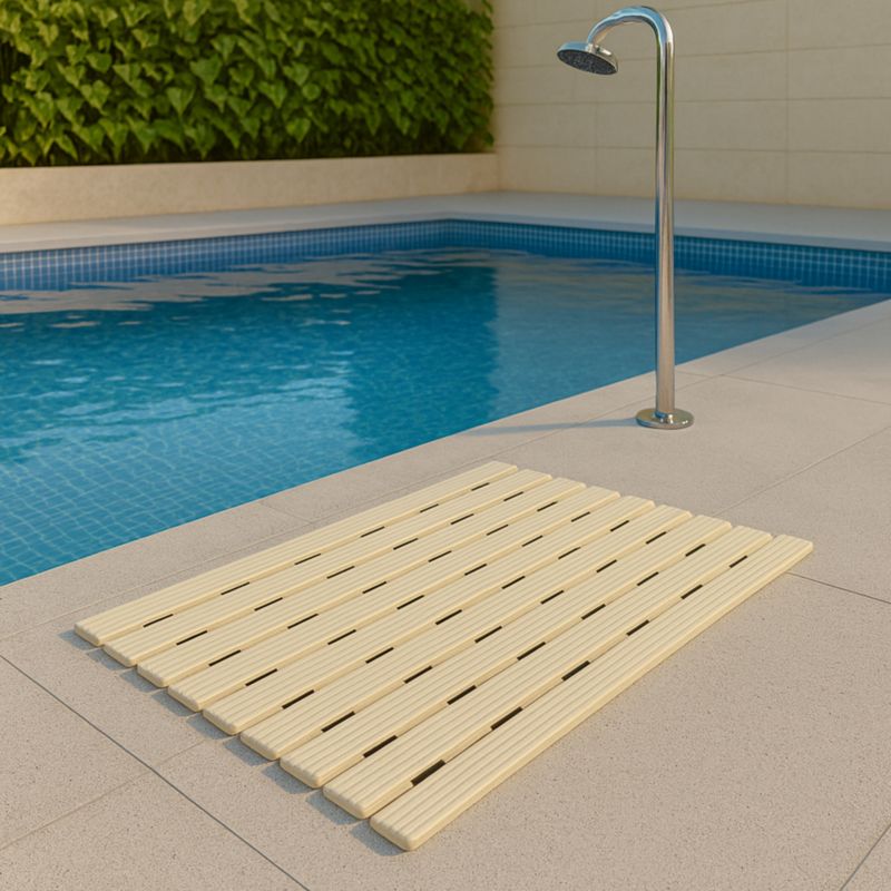Antiskridmåtte 43x61 cm Kremfarvet PVC