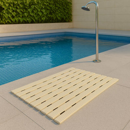 Antiskridmåtte 43x61 cm Kremfarvet PVC
