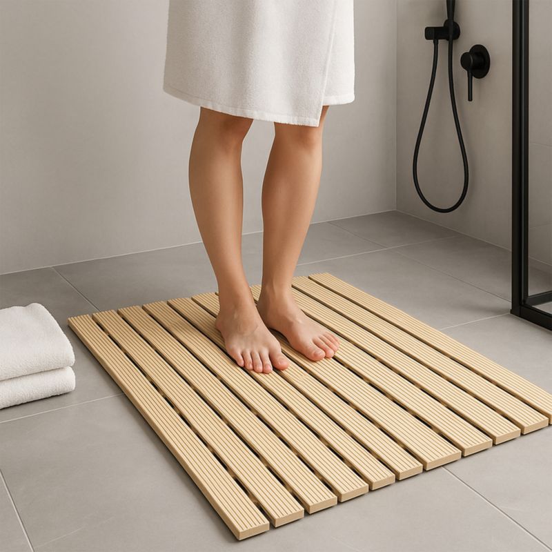 Antiskridmåtte 43x61 cm Kremfarvet PVC