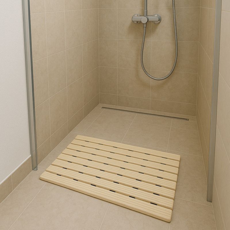 Antiskridmåtte 43x61 cm Kremfarvet PVC