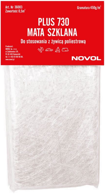 Novol Ultra glasfiberdug 450 g 0,5 m²